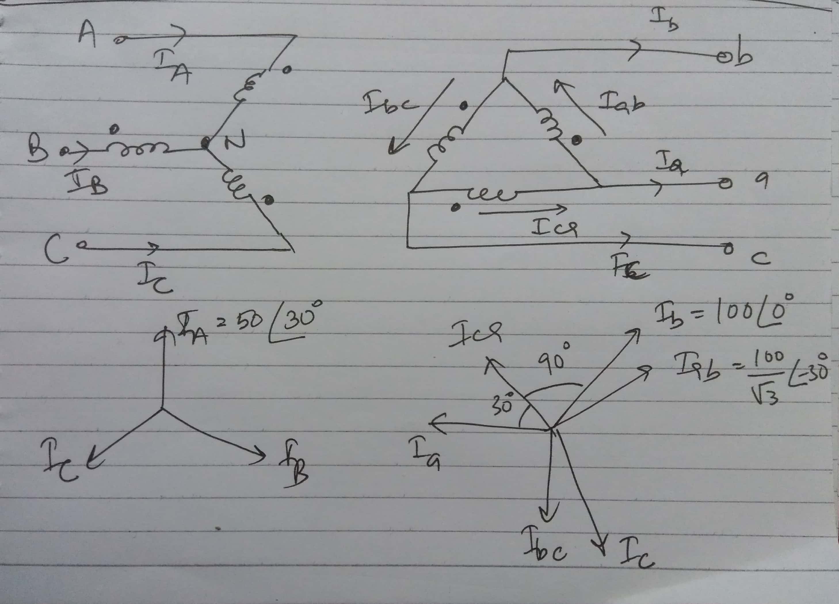voltage Find primary current in 3 phase transformer