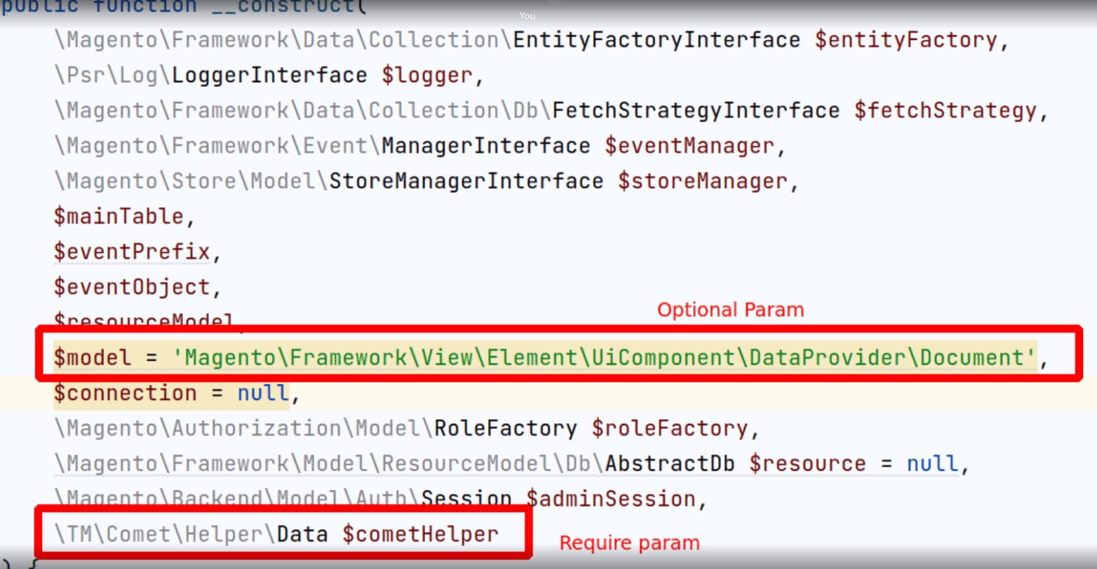magento2 How ignore Deprecated Functionality Optional parameter