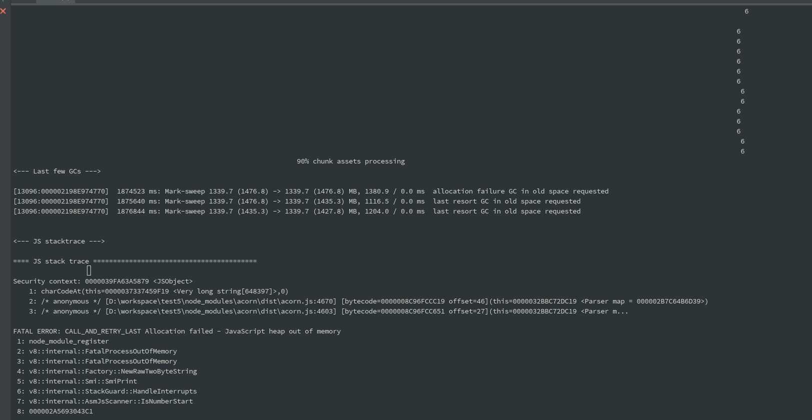 Faild using 'ng build prod ' build project with angular6 · Issue