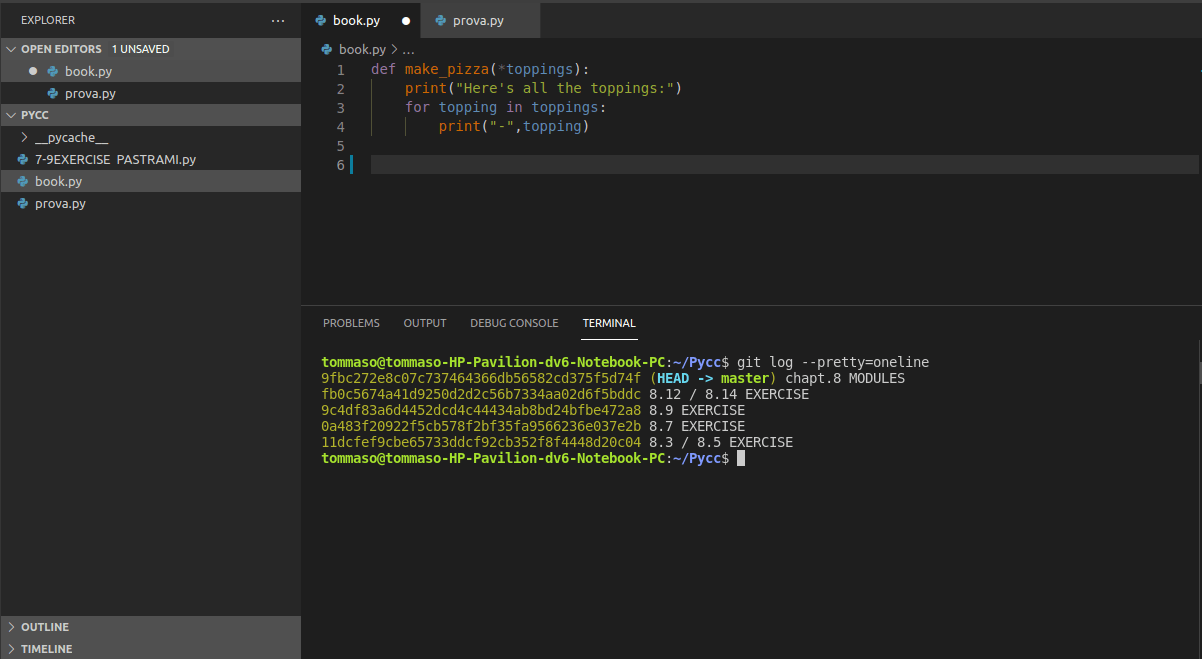 visual studio code Git CHECKOUT working only through gutter