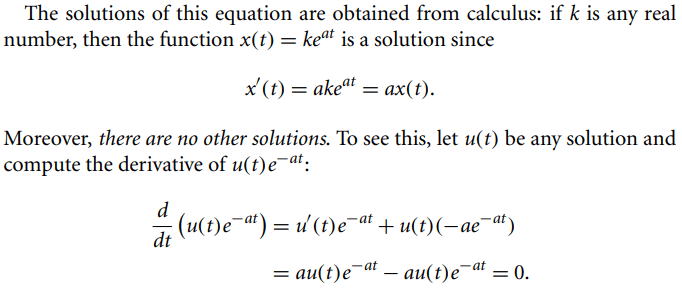 ordinary differential equations Why this verification shows that