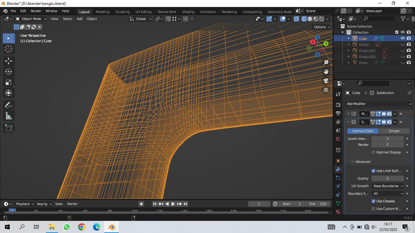 mesh Wireframe not showing in edit mode Blender Stack Exchange