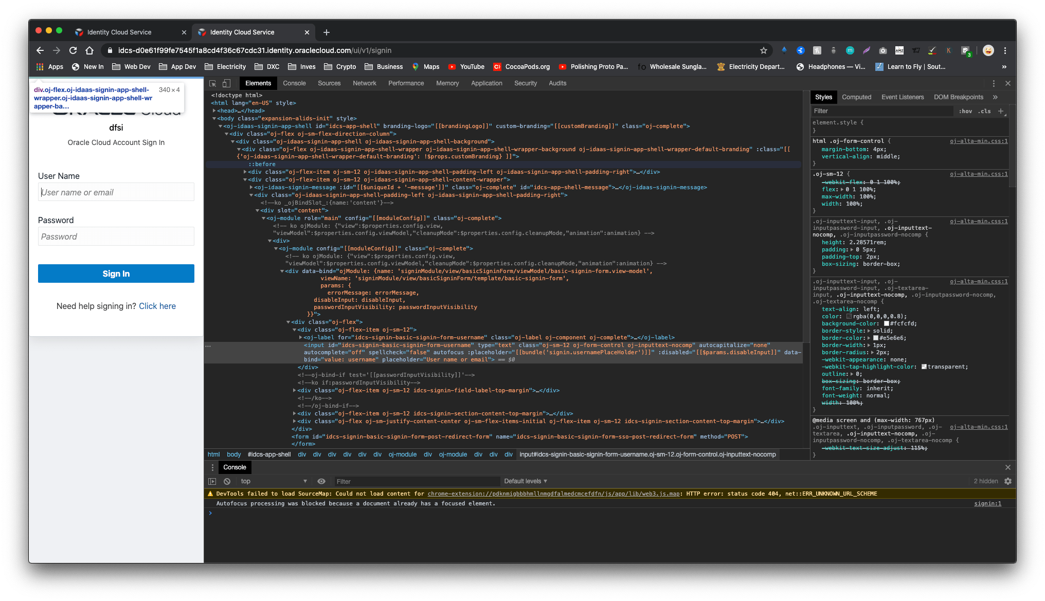 Javascript login page with Python Selenium Stack Overflow