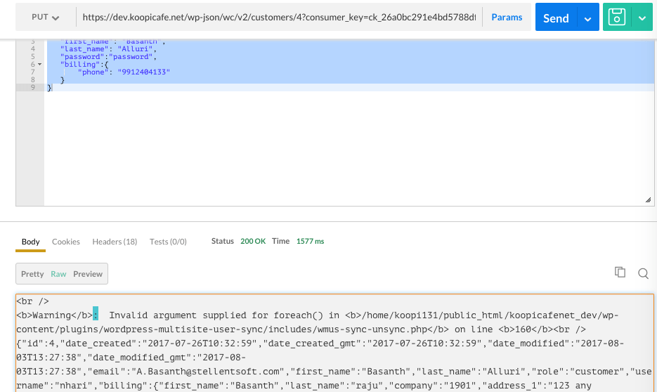 react native Warning Invalid argument supplied for foreach() for