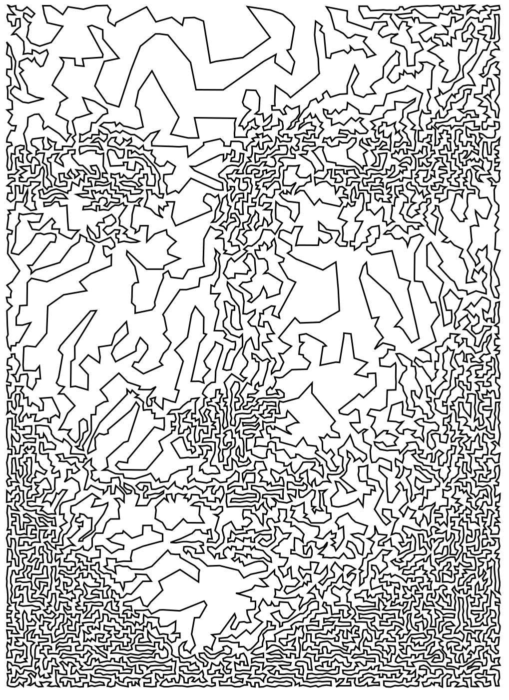 popularity contest Redraw an image with just one closed