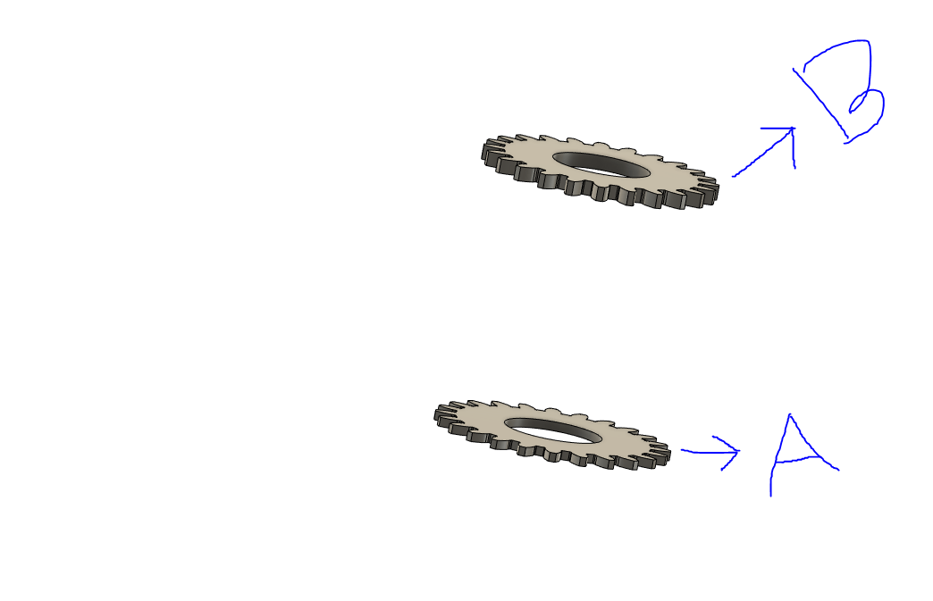 mechanical engineering rotate gear while no keeping it engaged with