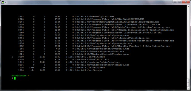Windows command console how to print bottom to top? Super User