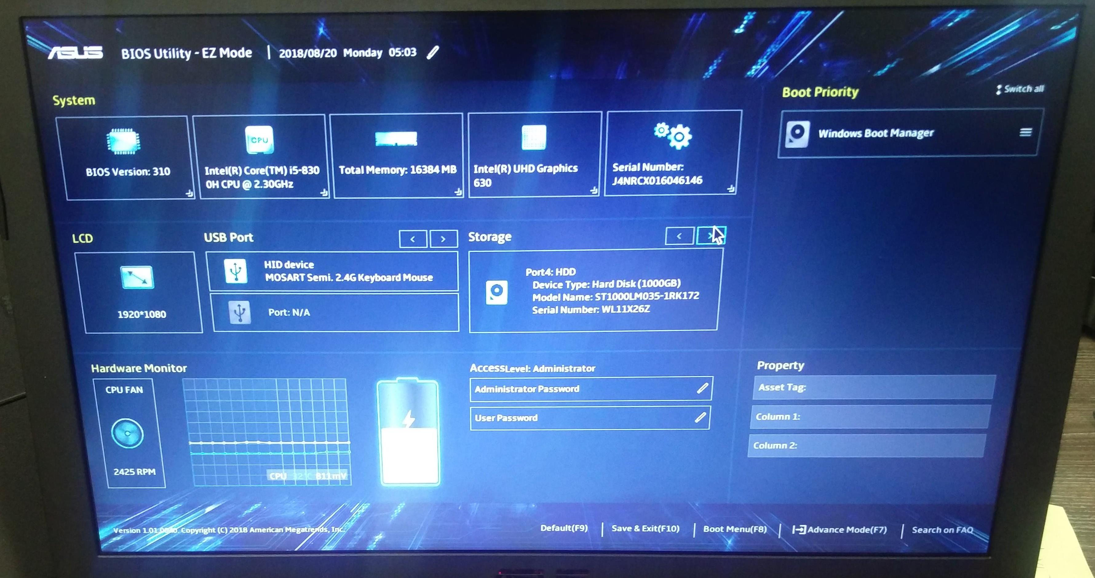 [Resuelta] arranque No se puede elegir el orden de boot en
