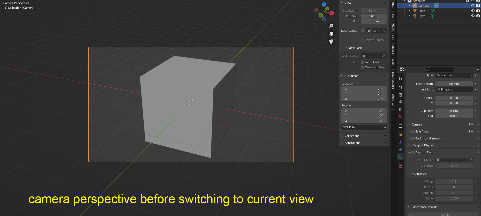 rendering Is it possible to render in user perspective? Blender
