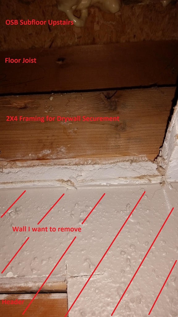 structural Load Bearing wall running parallel to floor joists above? Home Improvement Stack