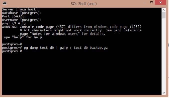 postgresql How to create pg_dump using pgadmin Stack Overflow