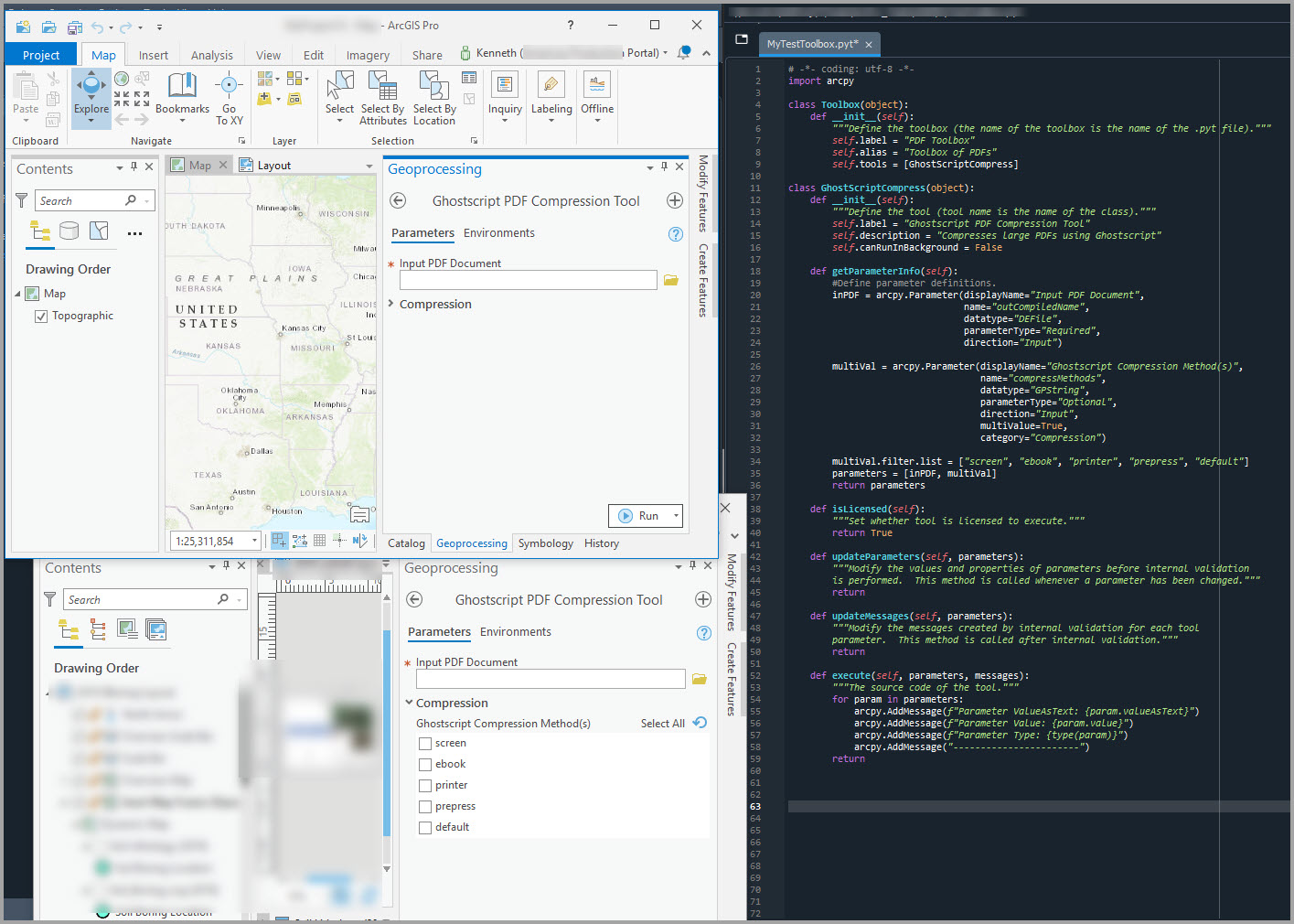 arcpy Grouping Parameters in Python Toolbox of ArcGIS Pro