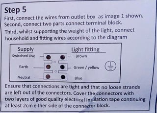 electrical - How should I connect a new light to this wiring? - Home