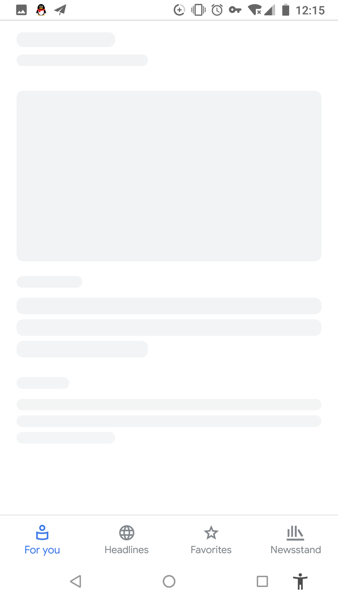 How to achieve android placeholder effect like google news