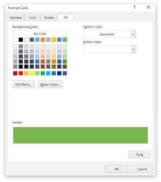 Excel Change cell color in Excel according to adjacent dropdown value