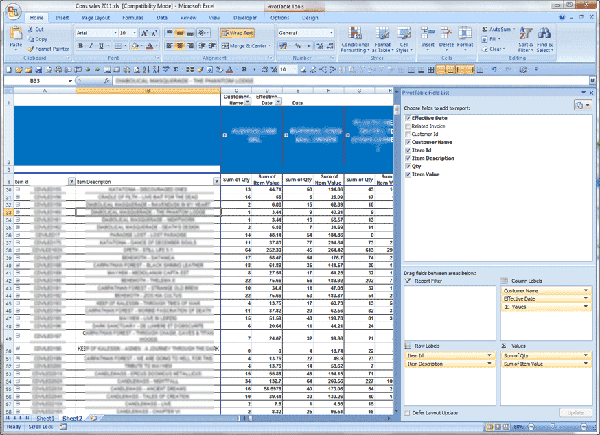 MS Excel pivot table expand column in a new sheet Stack Overflow