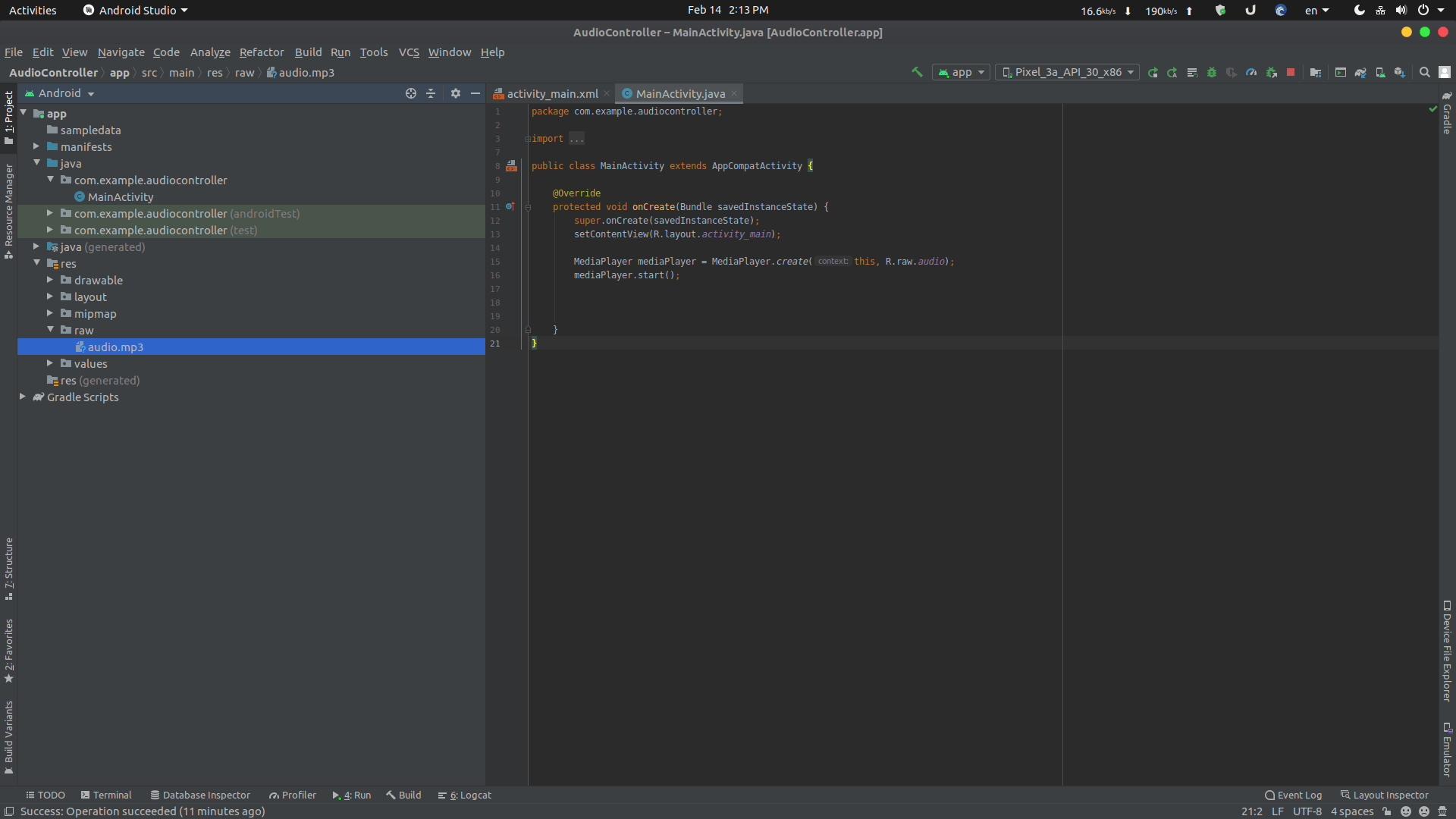 Audio sound is not playing in Android Stack Overflow