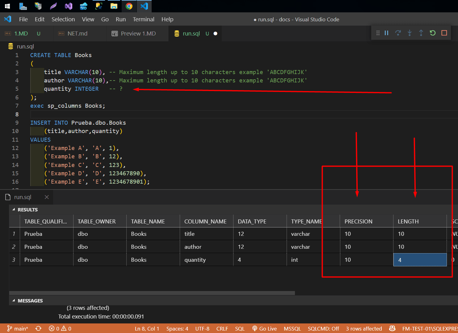 sql What is the difference between PRECISION LENGTH`? Stack Overflow