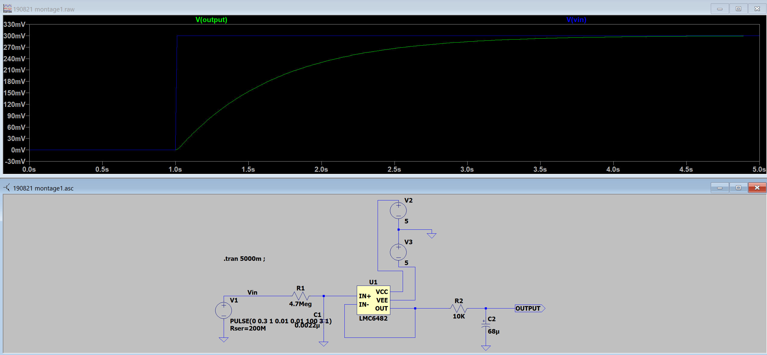 operational amplifier Opamp circuit stability (LTspice) Electrical