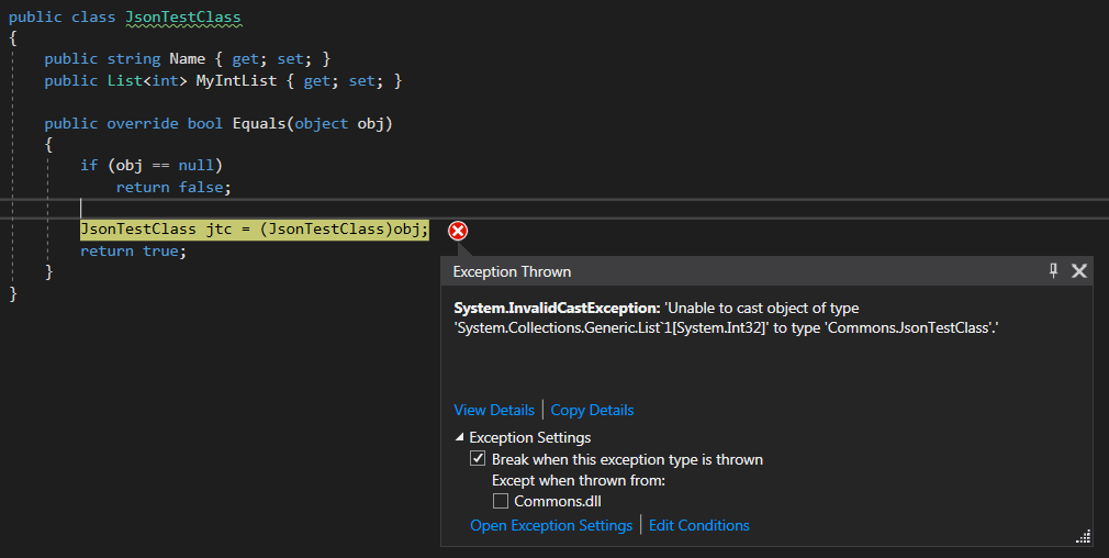 c Why does call the Equals method on my objects when