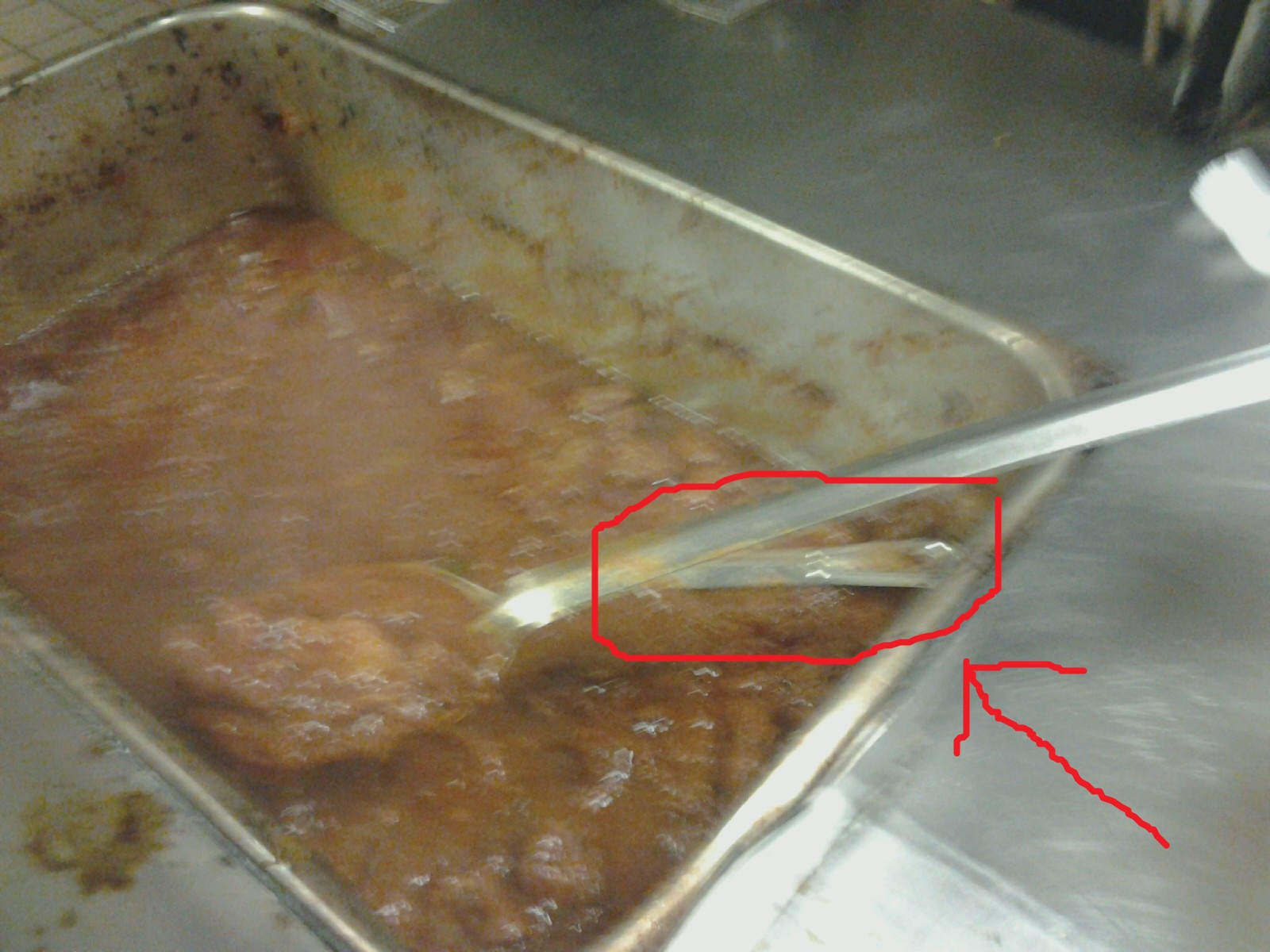 kitchen How to stop a serving spoon from falling into the food