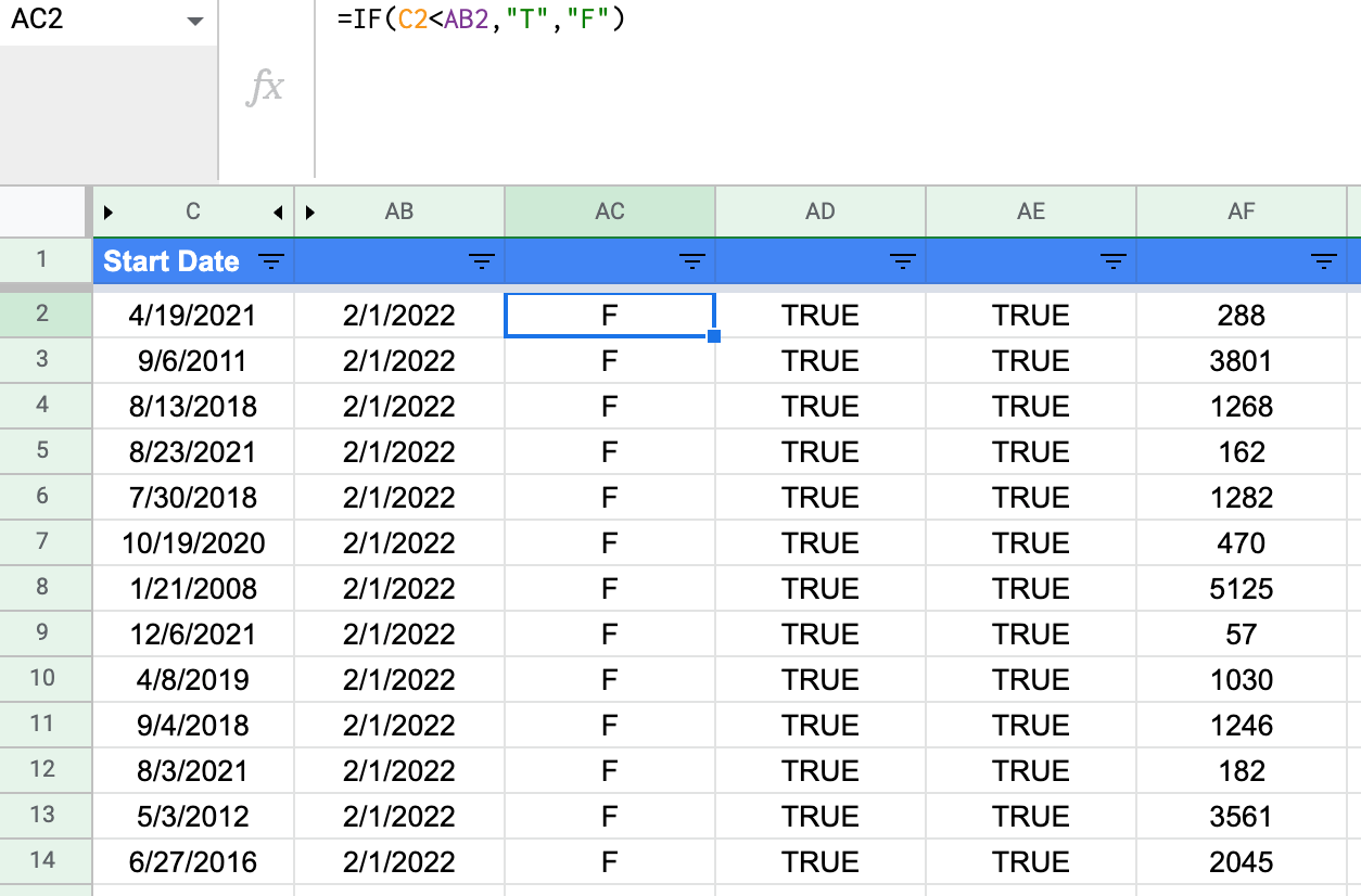 Google Sheets issue comparing dates Stack Overflow