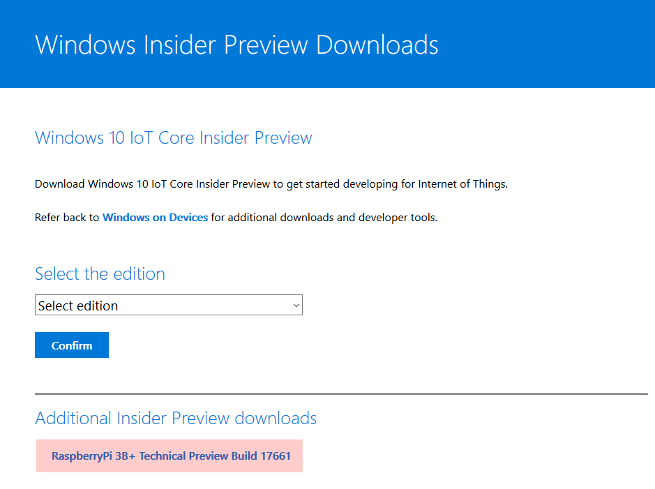Windows 10 iot iso download optionascse