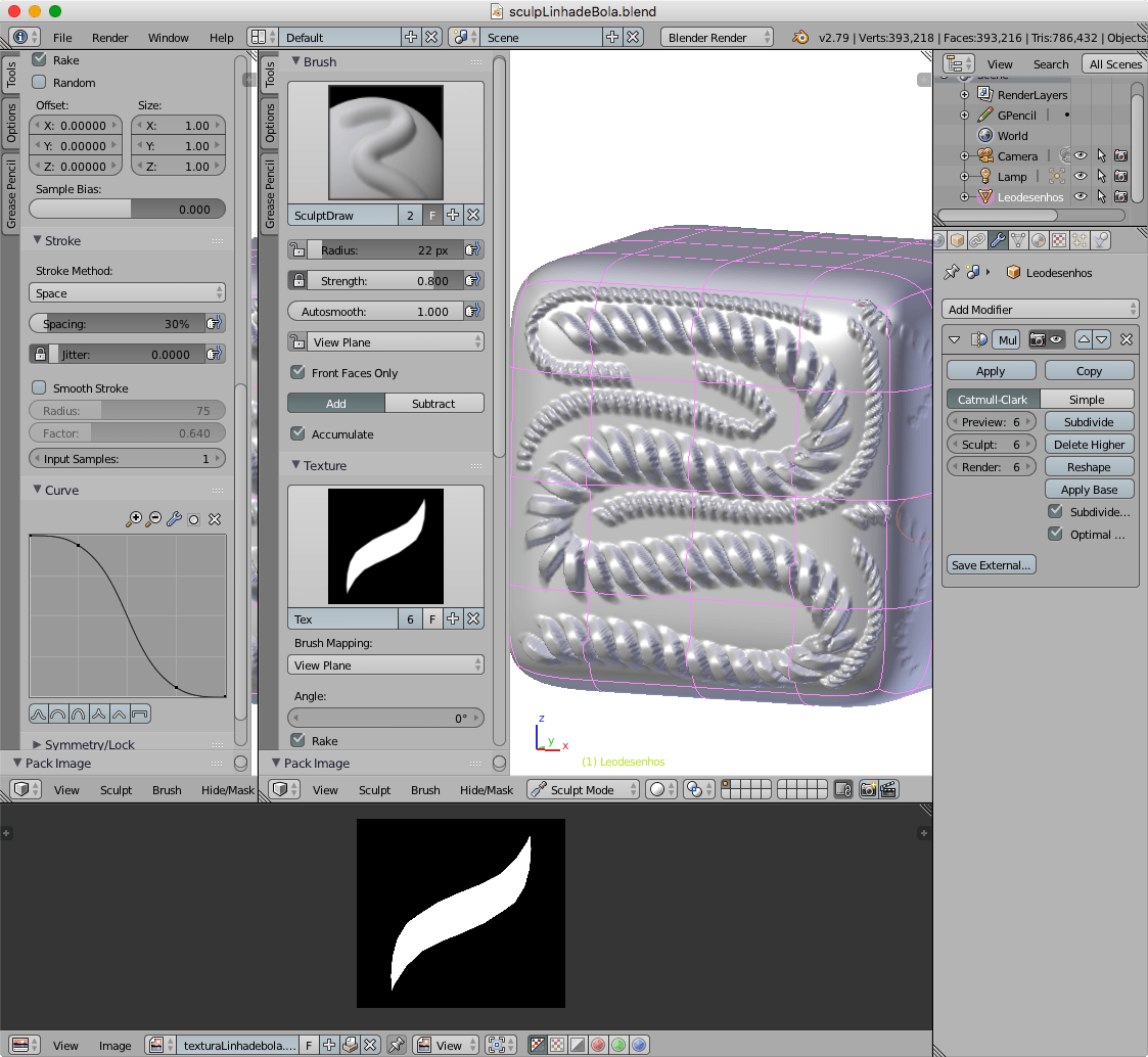 Making Custom Brushes In Blender 3d Tutorial Blender Brush Images