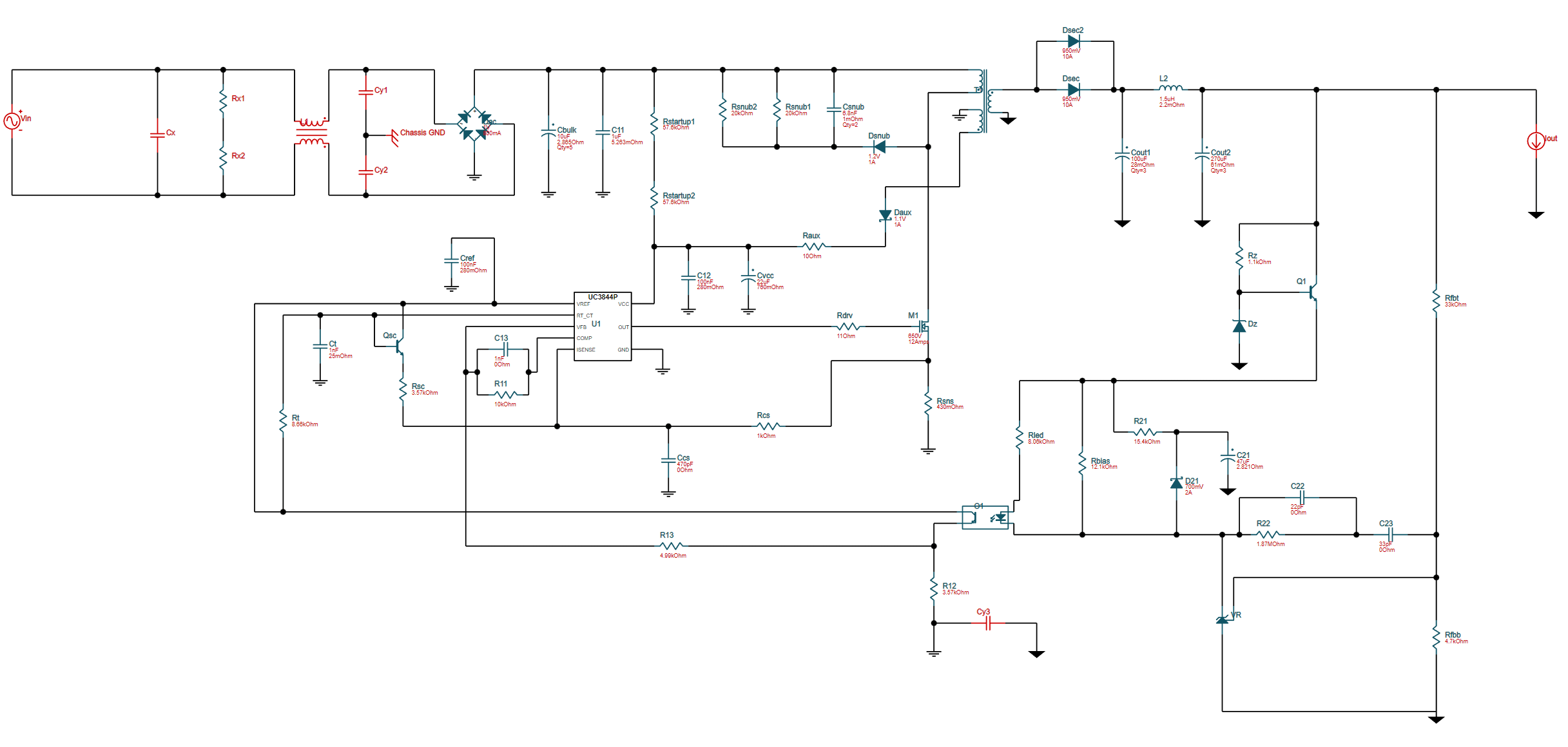 switch mode power supply Why doesn't SMPS controller VCC capacitor
