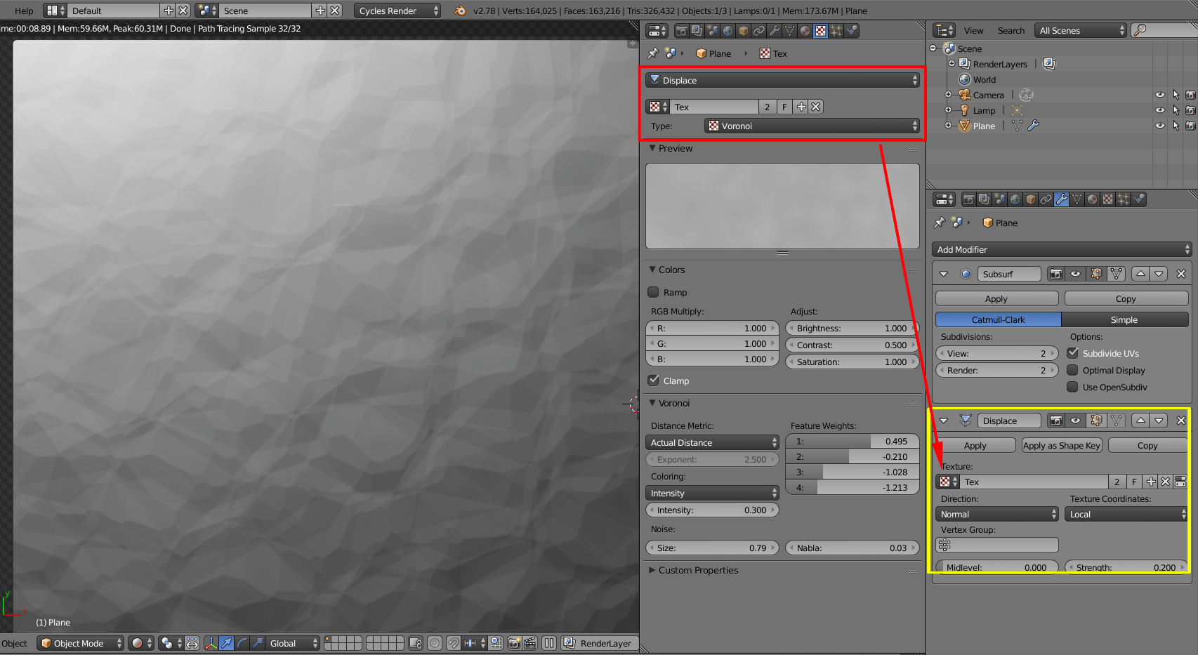 texturing Crumpled Paper Cycles Texture Blender Stack Exchange