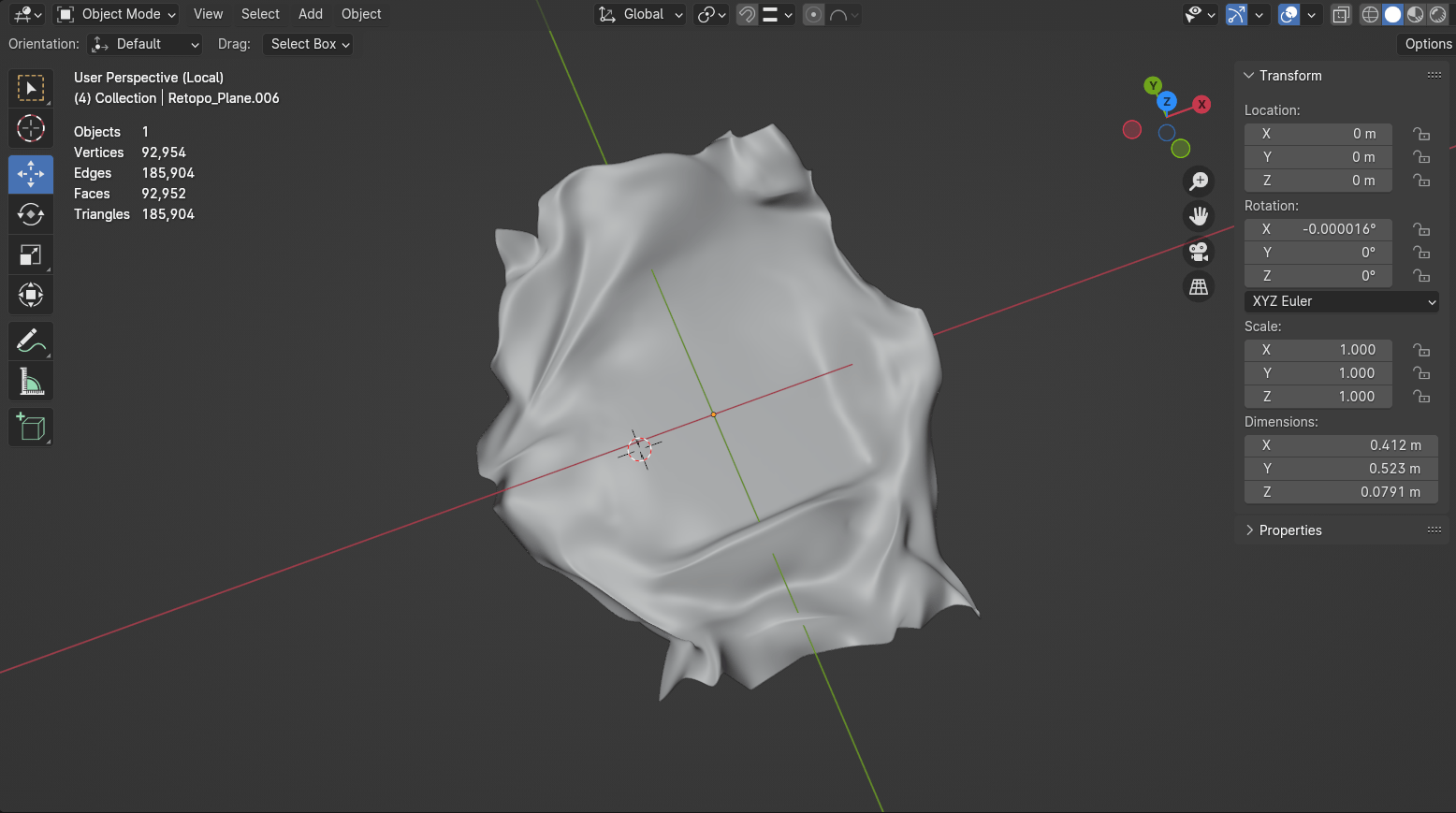 modeling Creating crumpled paper in blender Blender Stack Exchange
