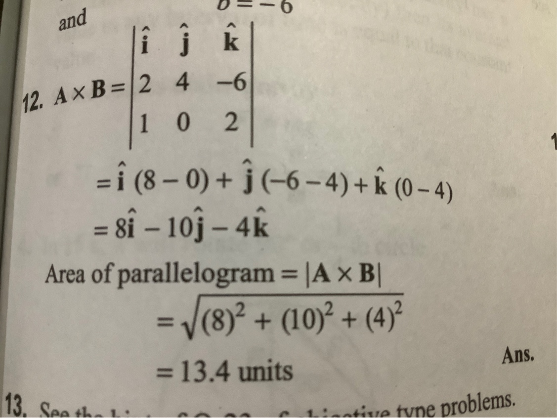 linear algebra Proof for using the formula of cross product for area