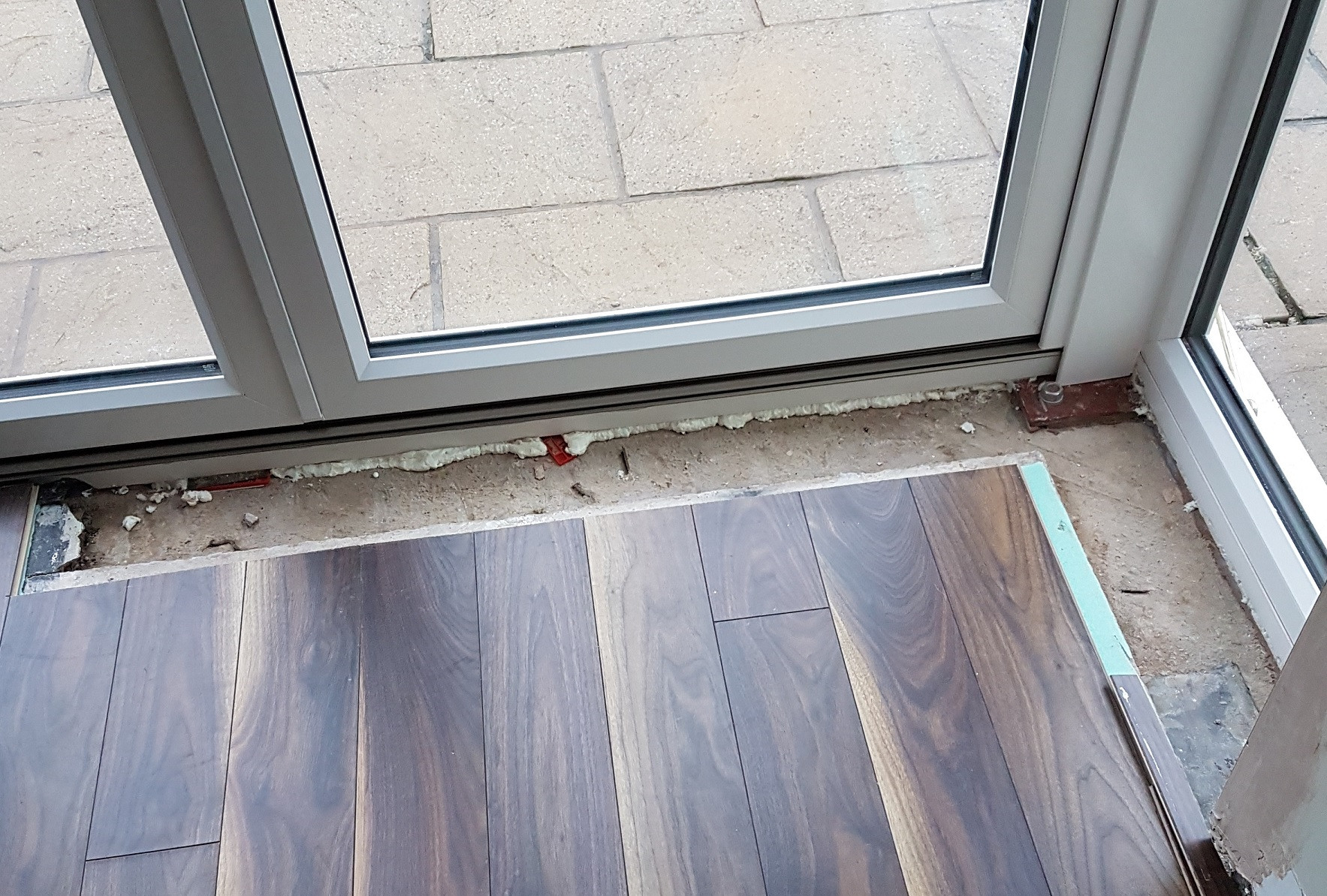 flooring Any tricks to extend laminate floor without having to relay