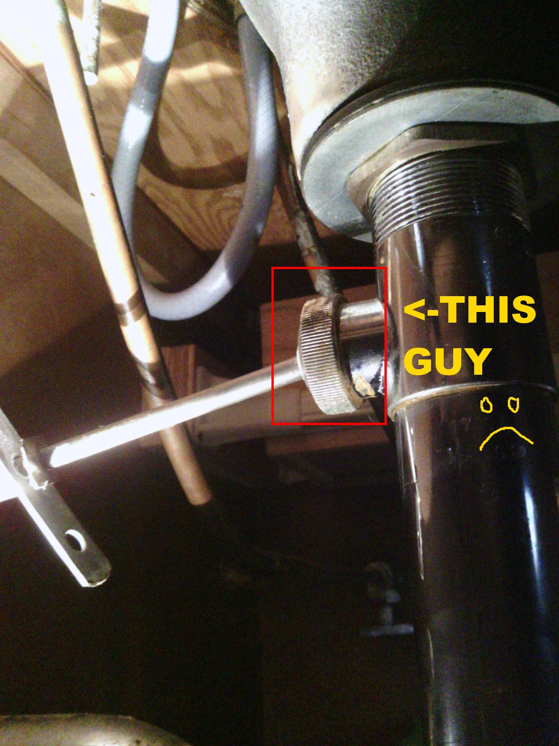 plumbing How do I loosen my bathroom stopper pivot nut Home