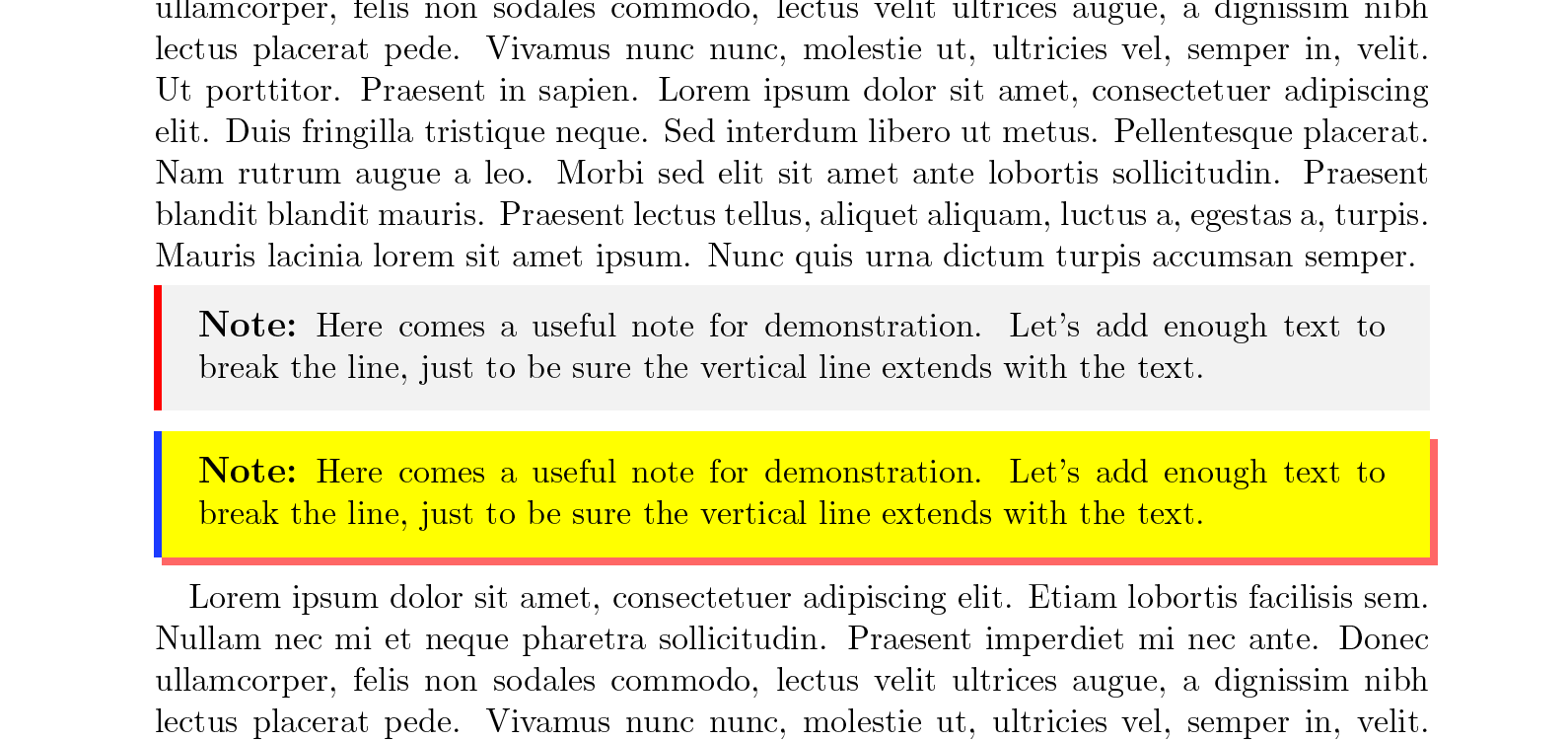 paragraphs Create custom note environment with tcolorbox TeX