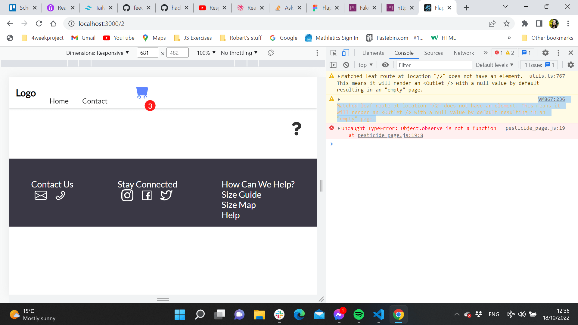 javascript Why React does not render component when I redirect to