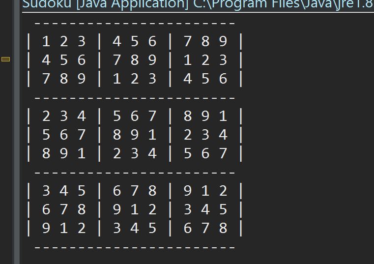 java Remove one element in each row from a solved Sudoku puzzle
