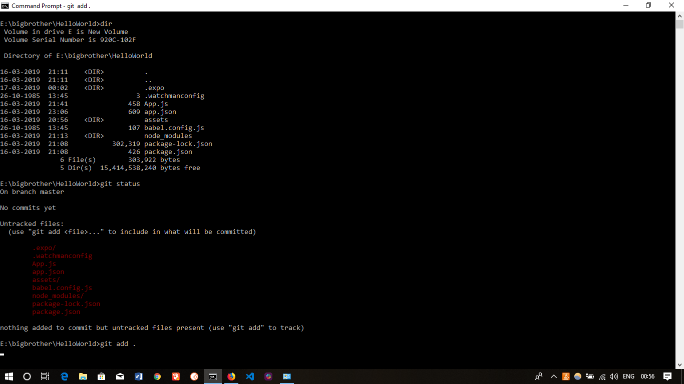 github git add . command not working Super User