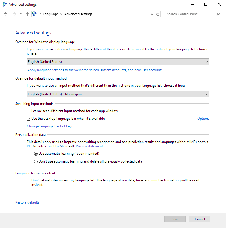 Vacsorázni Fityeg Vagy későbbi windows 10 changes keyboard layout