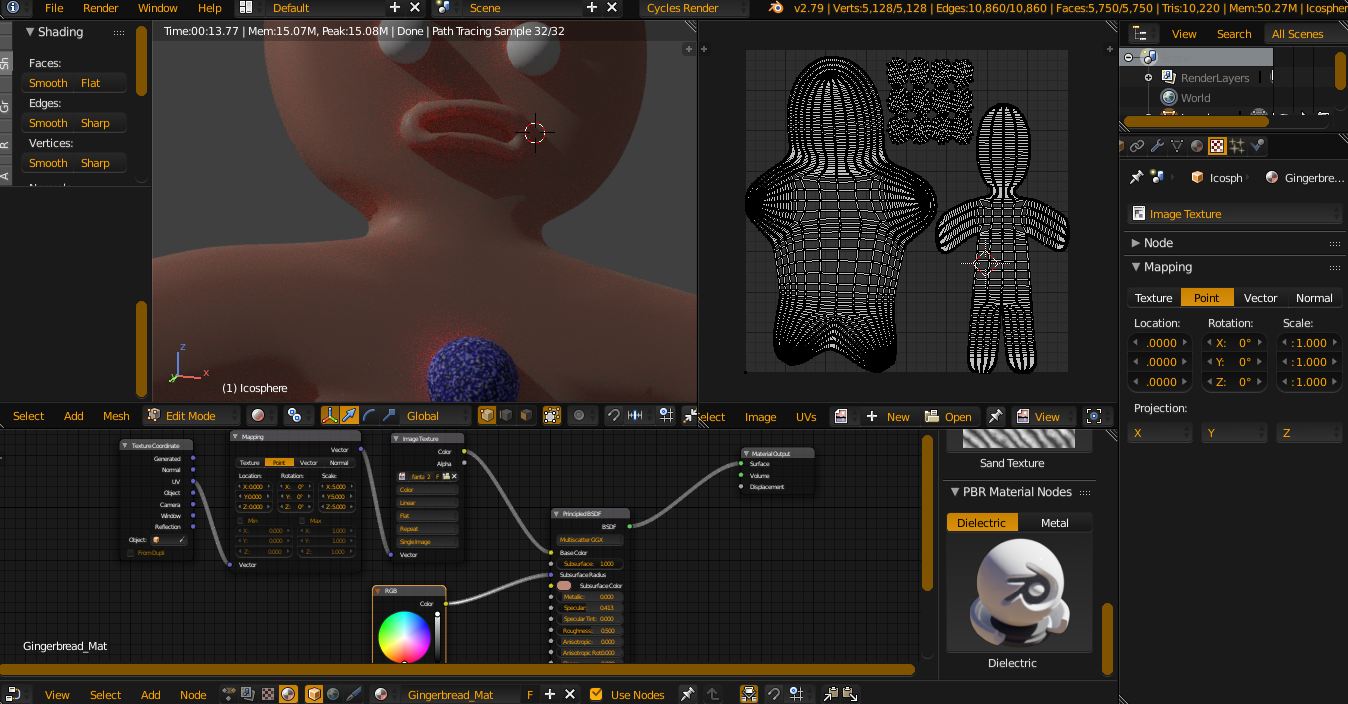 texturing Can't see texture through Principled Node? Blender Stack