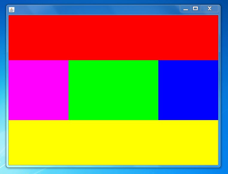 java JPanel fill the whole JFrame Stack Overflow