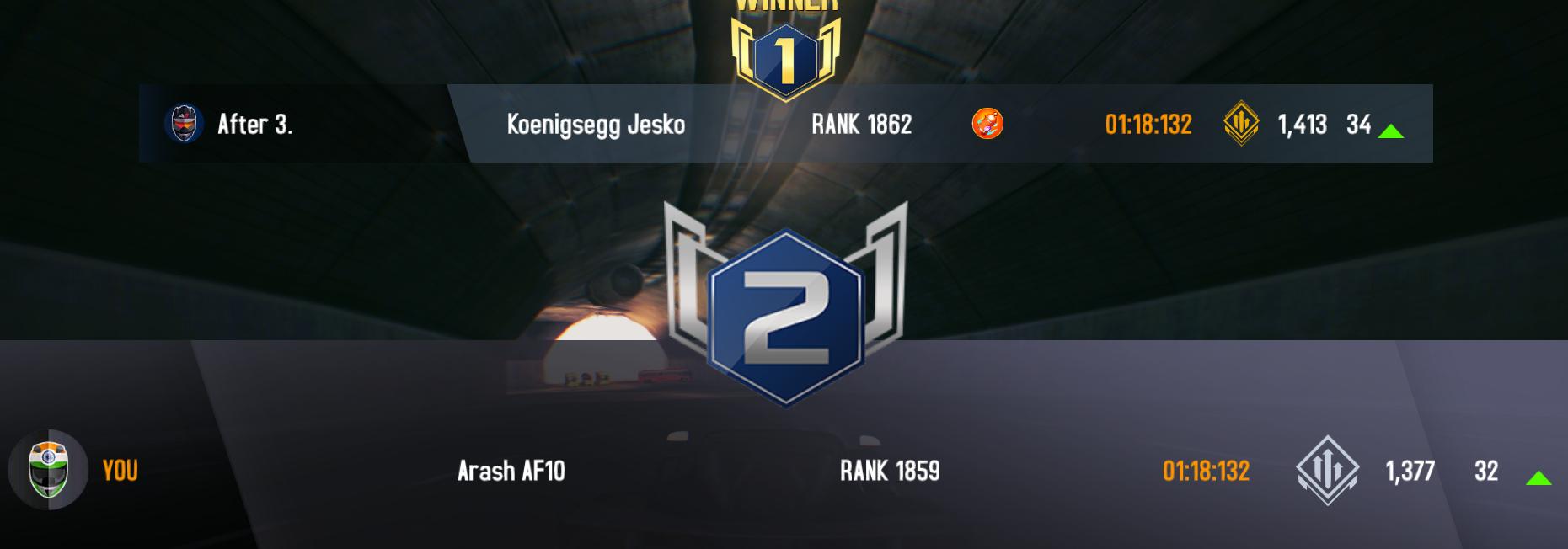 On what basis are tiebreakers decided in asphalt 8? Arqade