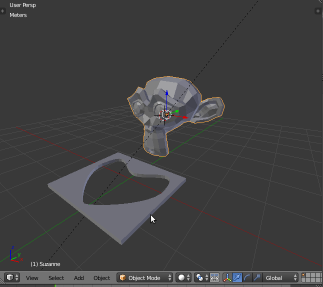 modifiers Making holes in an object using an image as a reference