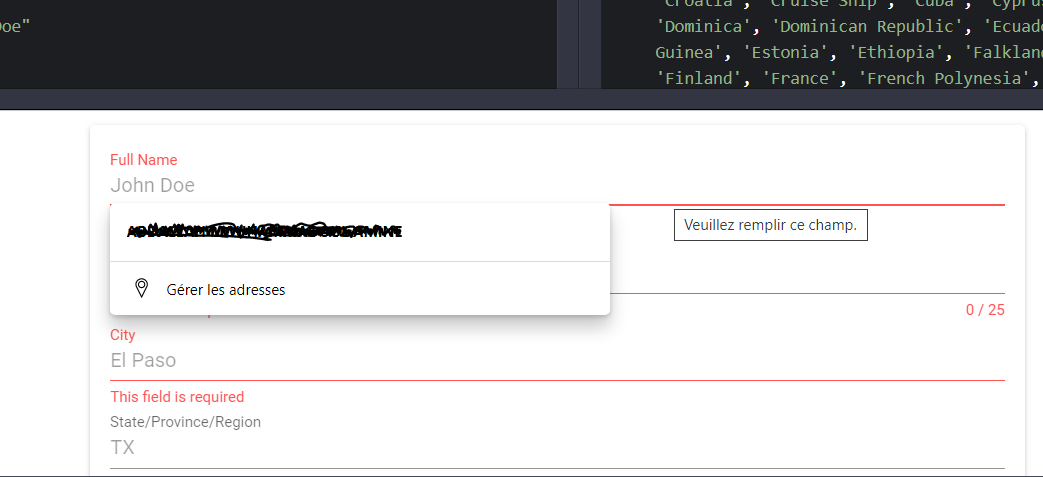html vuetify vtextfield background color changes after giving a value Stack Overflow