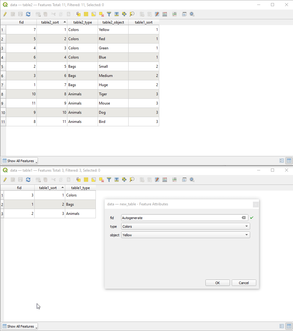 attribute table Sorting drop down lists in value relation widget in