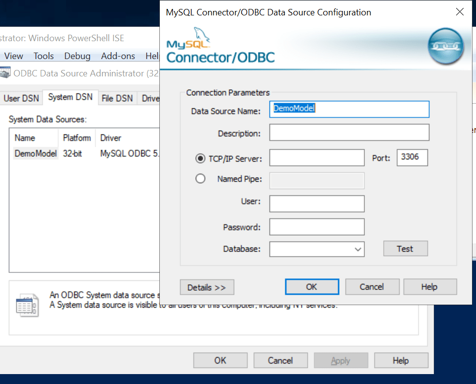 AddOdbcDsn to add MySQL odbc unicode driver configuration using