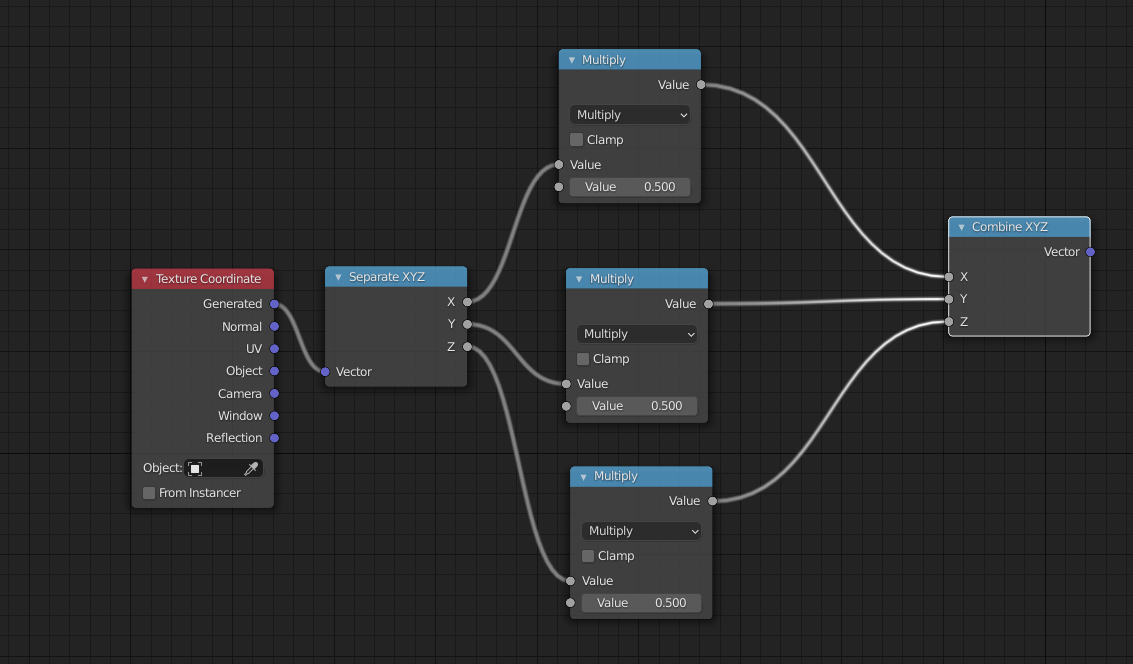 transforms Scale Texture in XYZ with Math Nodes Blender Stack Exchange