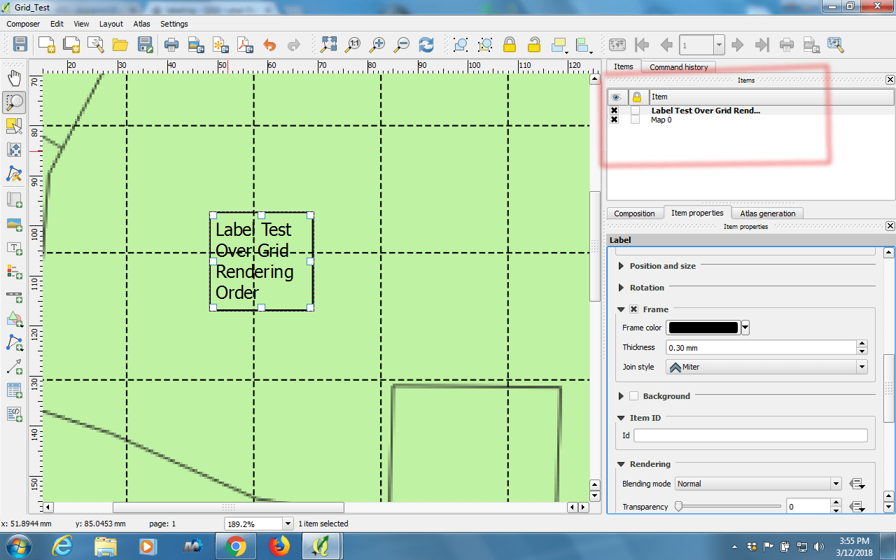 labeling QGIS Label Rendering in Print Composer Geographic