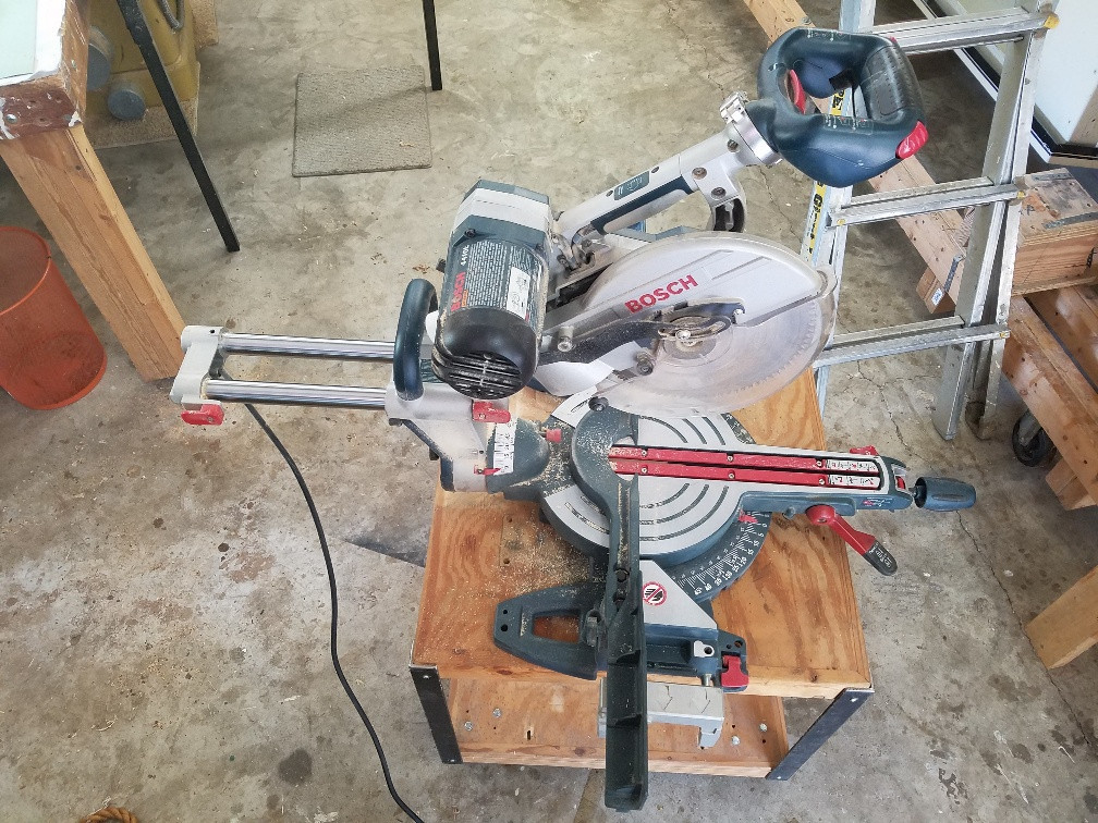 Dust collection for Bosch sliding miter saw Woodworking Stack Exchange