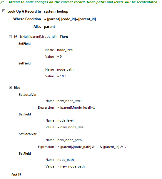 ms access Data Macros Using default values if LookupRecord does not